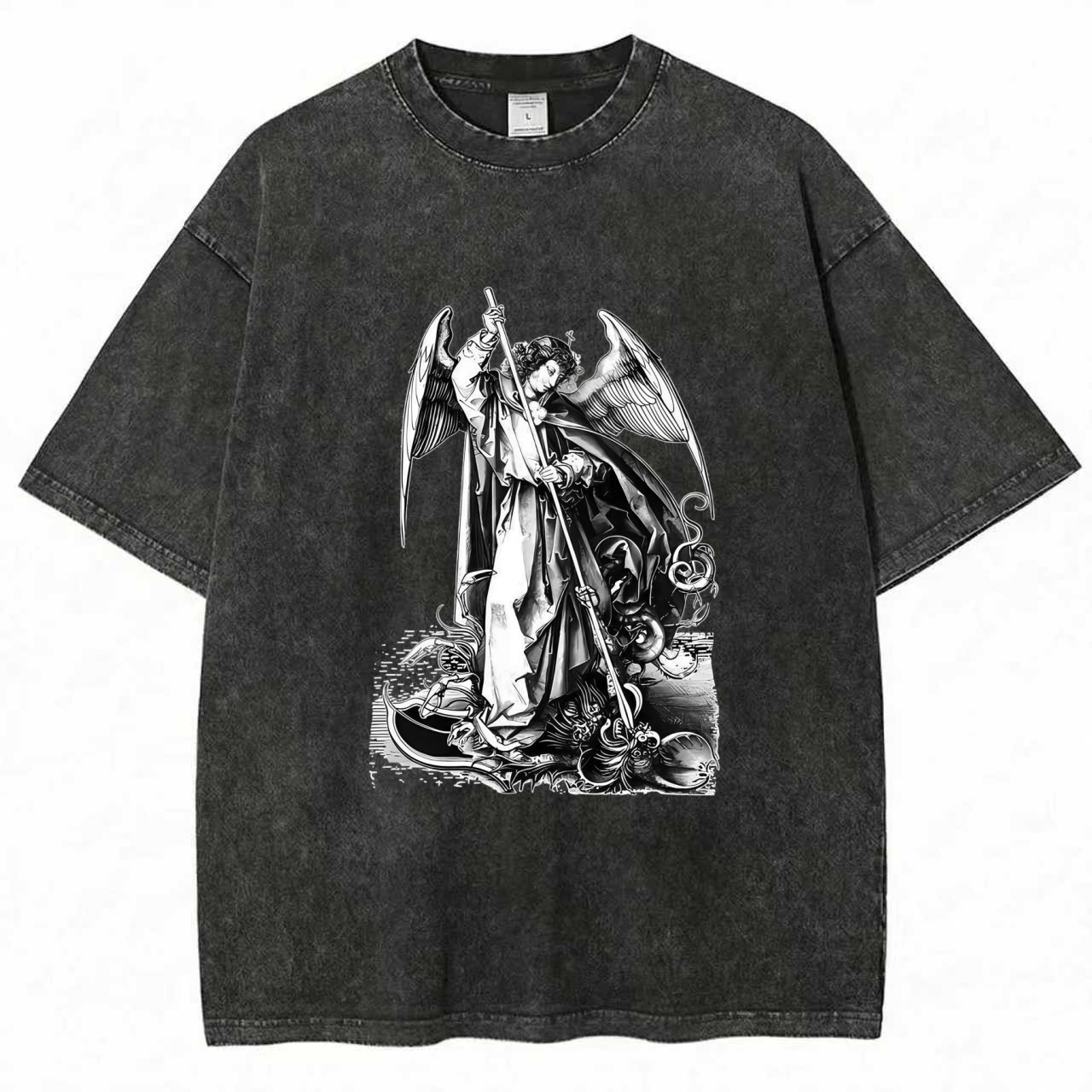 St Michael Archangel Washed T-shirt