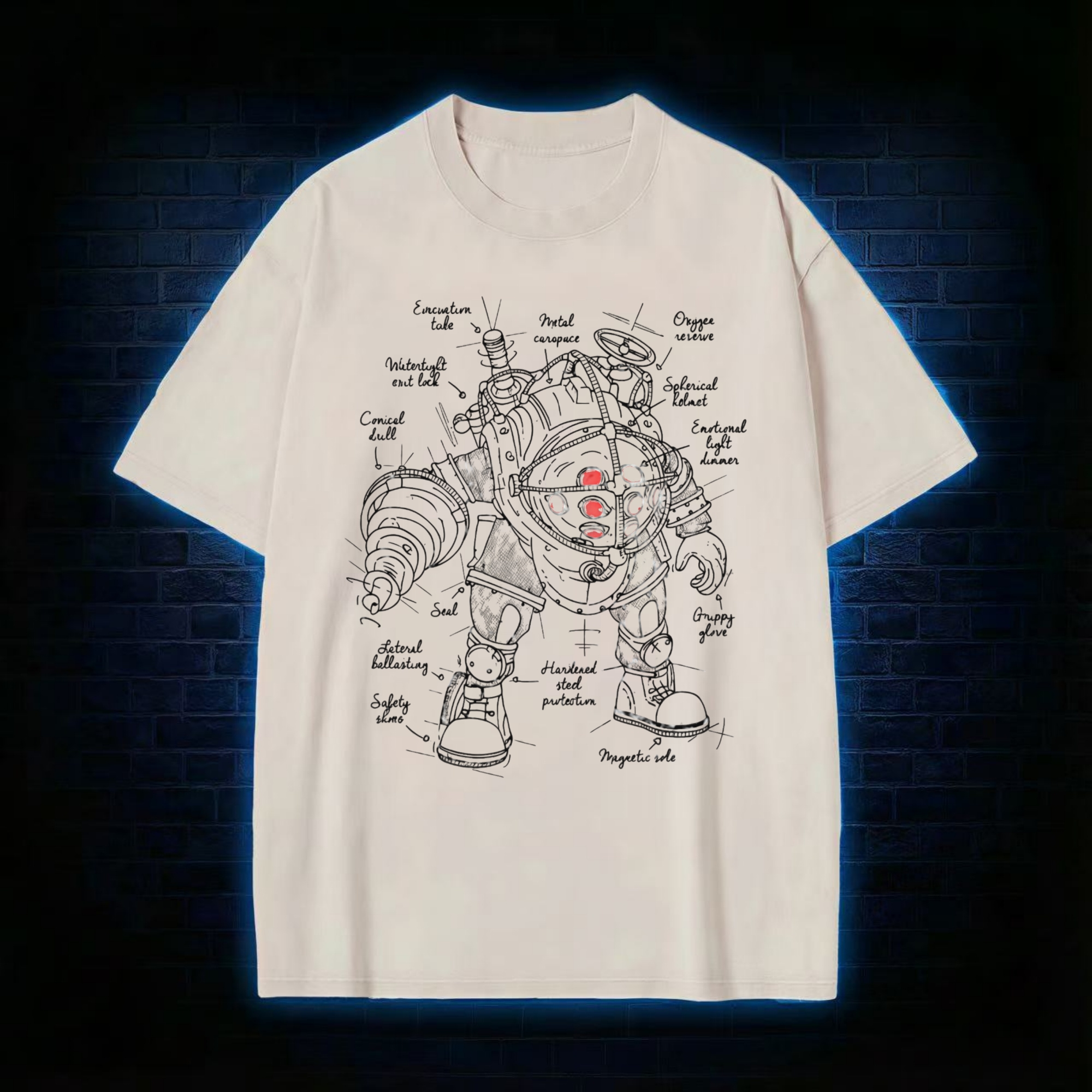Deep-Sea Armor Washed T-shirt