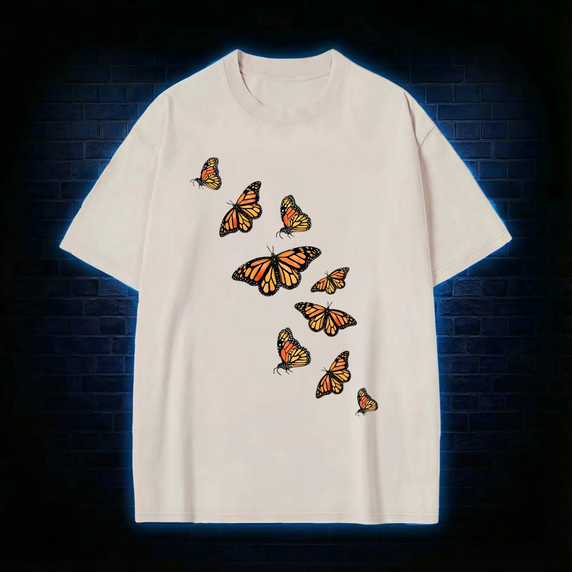 Monarch Butterfly Flight Washed T-shirt