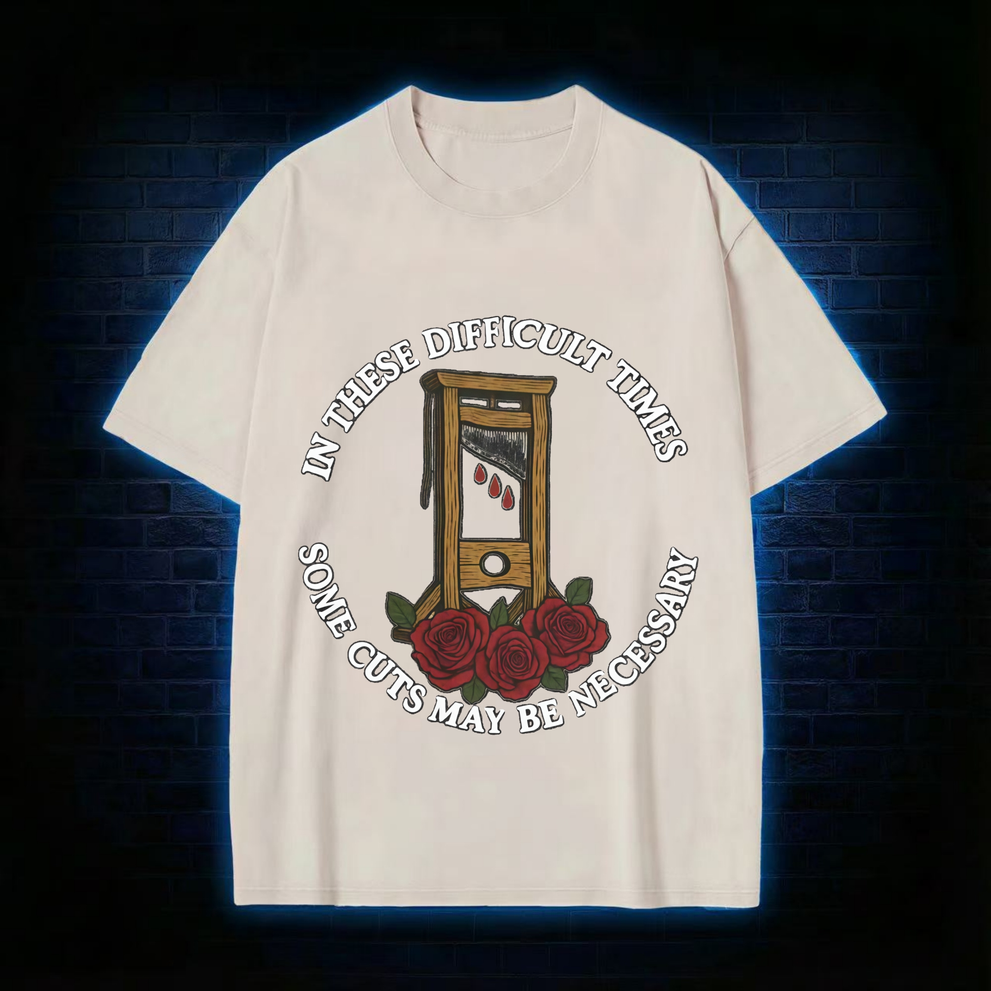 Some Cuts May Be Necessary Washed T-shirt