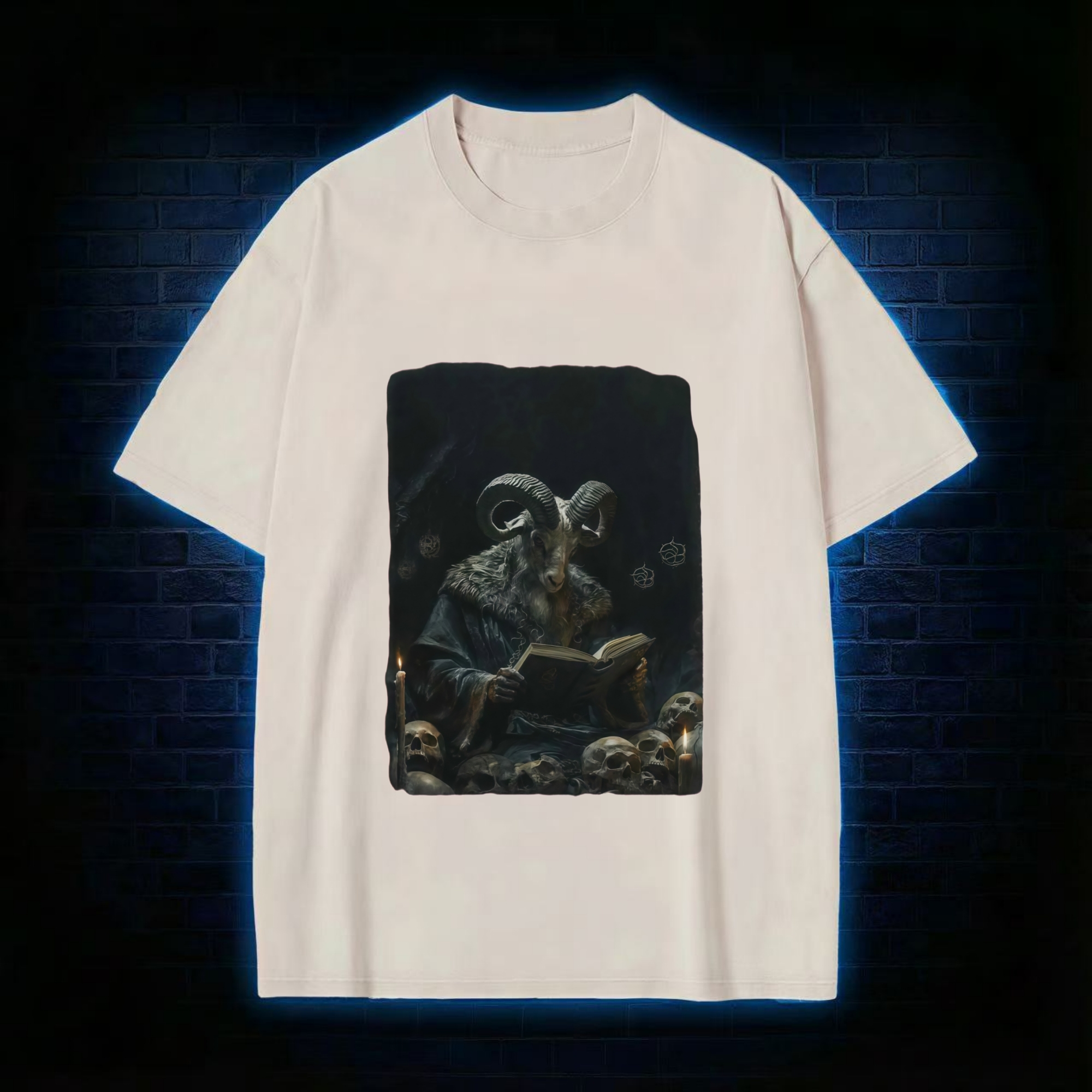 The Goat Devil Reading Washed T-shirt