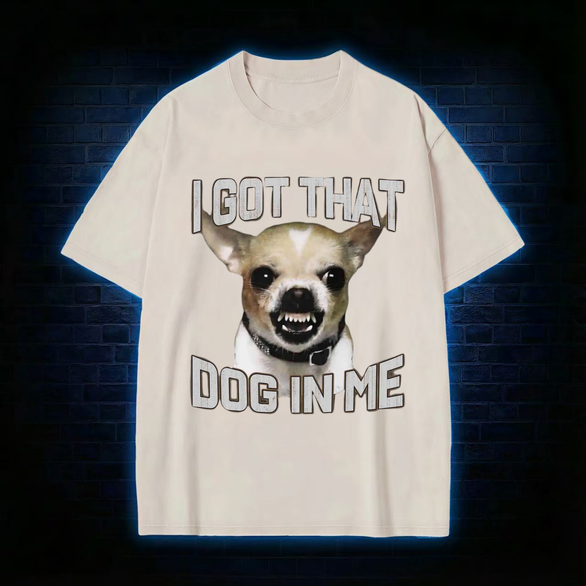 I Got That Dog in Me Washed T-shirt