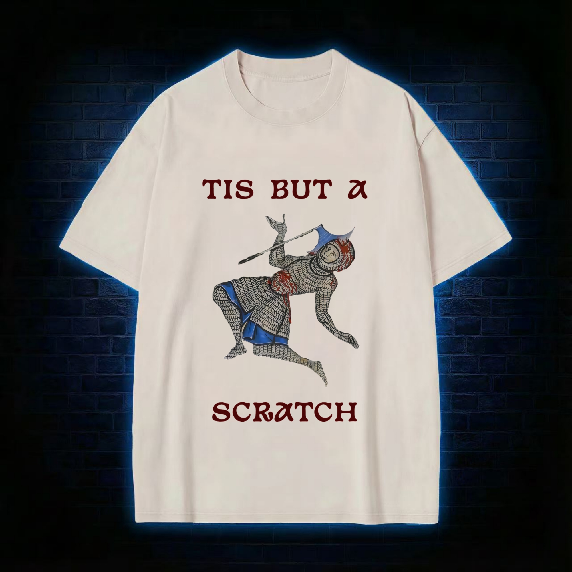 Tis but a Scratch Washed T-shirt
