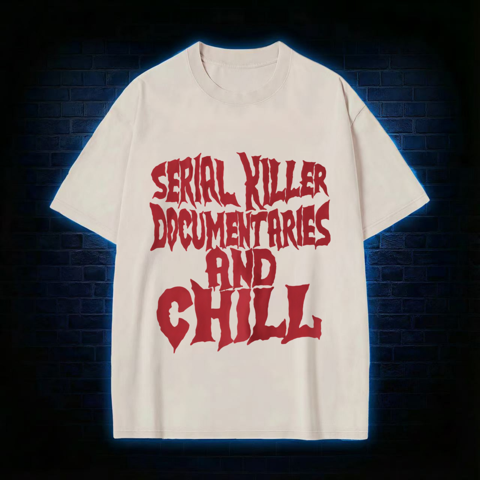 Serial Killer Documentaries Washed T-shirt