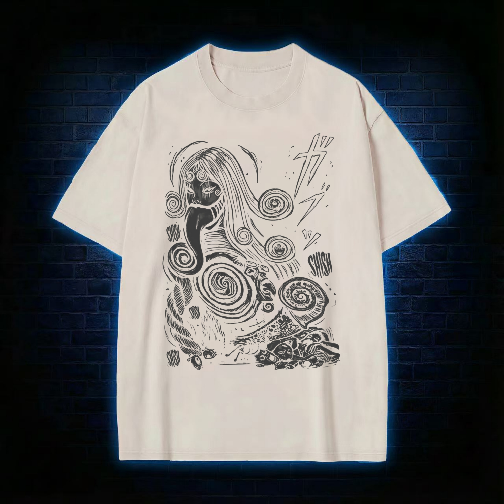 Spiral Girl Washed T-shirt