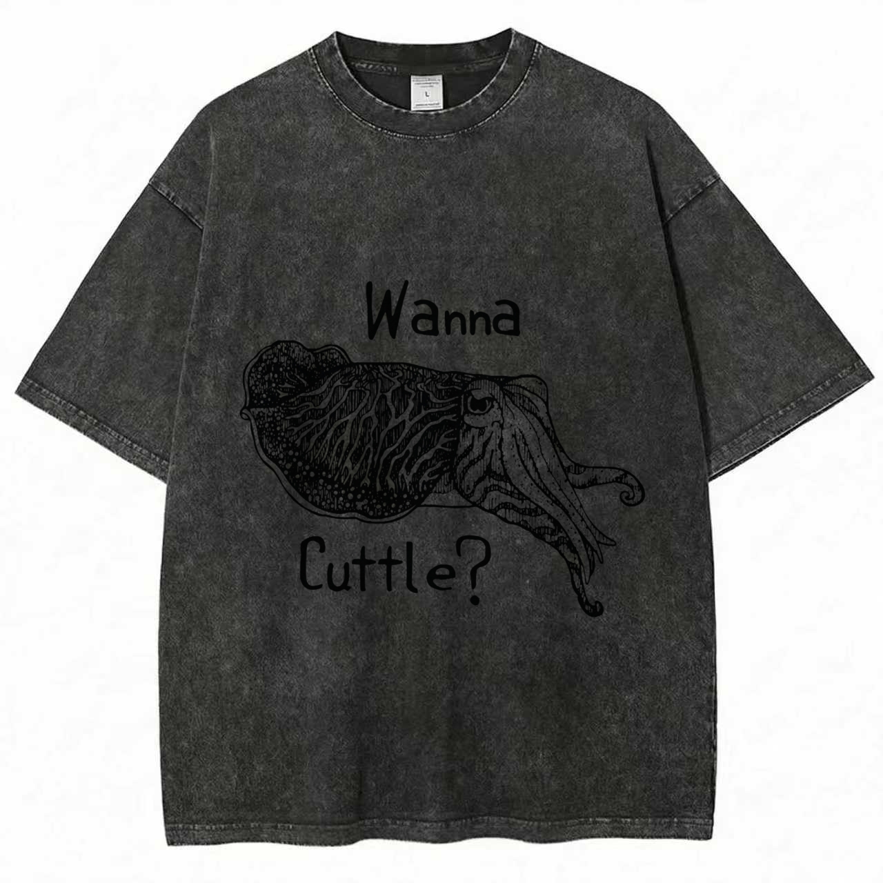 Wanna Cuttle Washed T-shirt