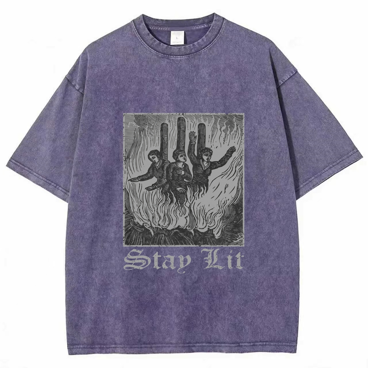 Stay Lit Washed T-shirt