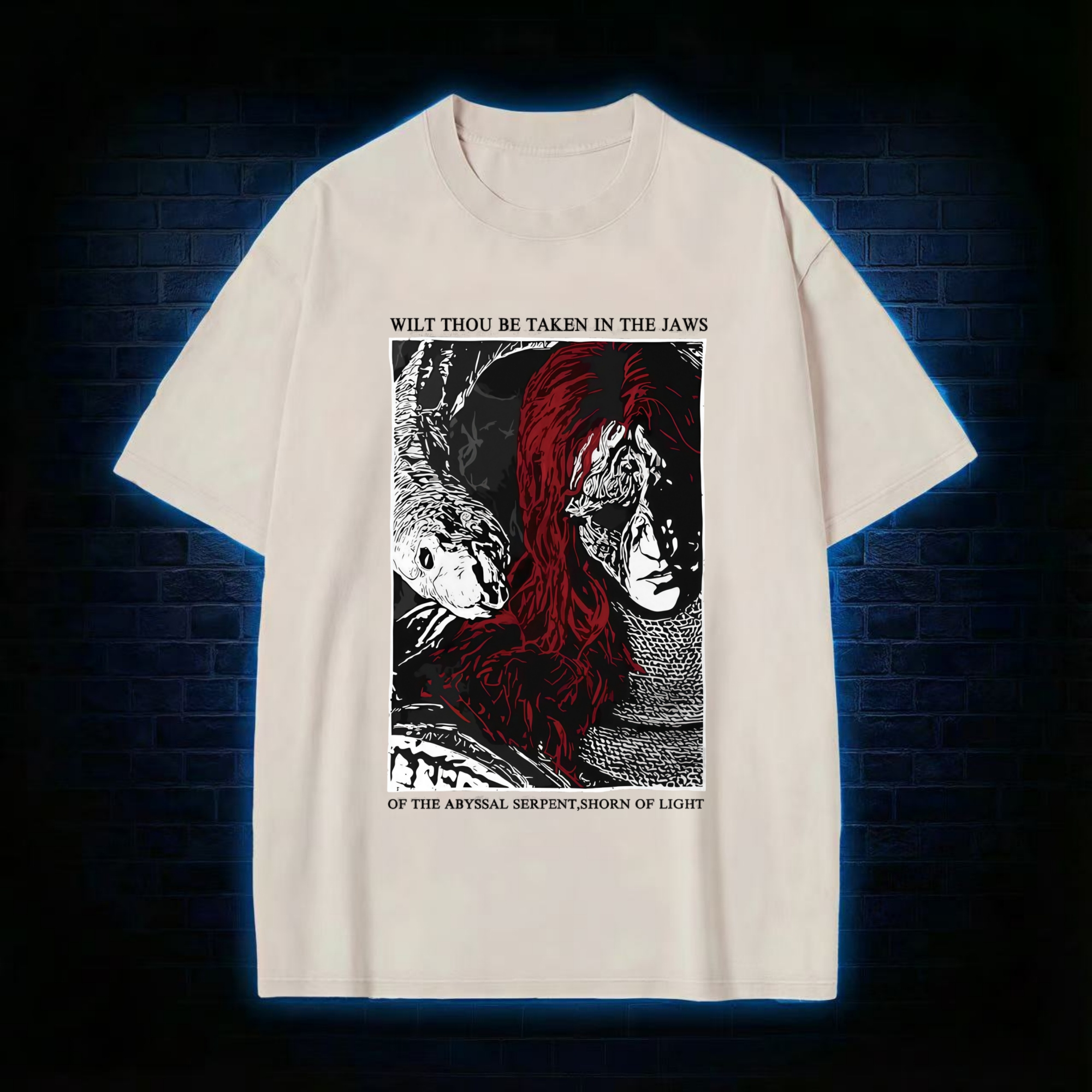 The Abyssal Serpen Washed T-shirt