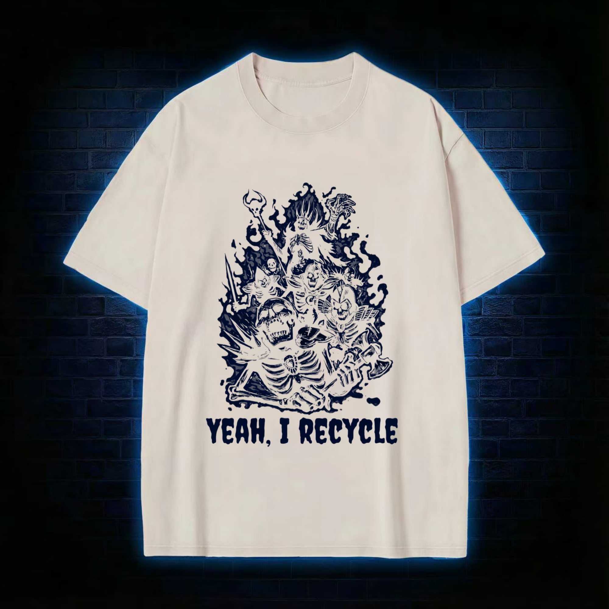 Yeah, I Recycle Washed T-shirt