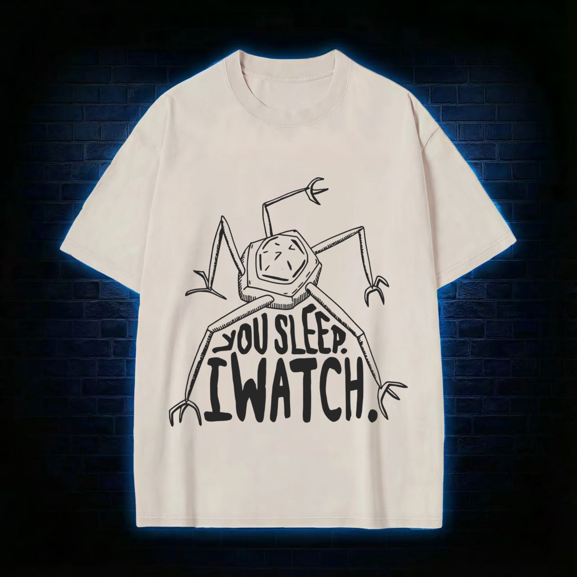 You Sleep I Watch Washed T-shirt