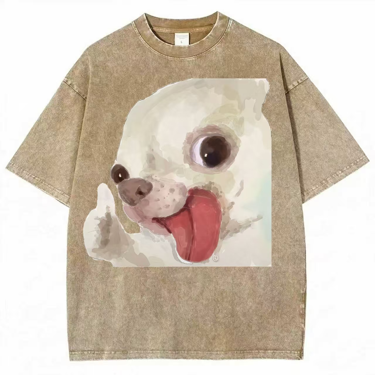 Thumbs Up Chihuahua Meme Washed T-Shirt