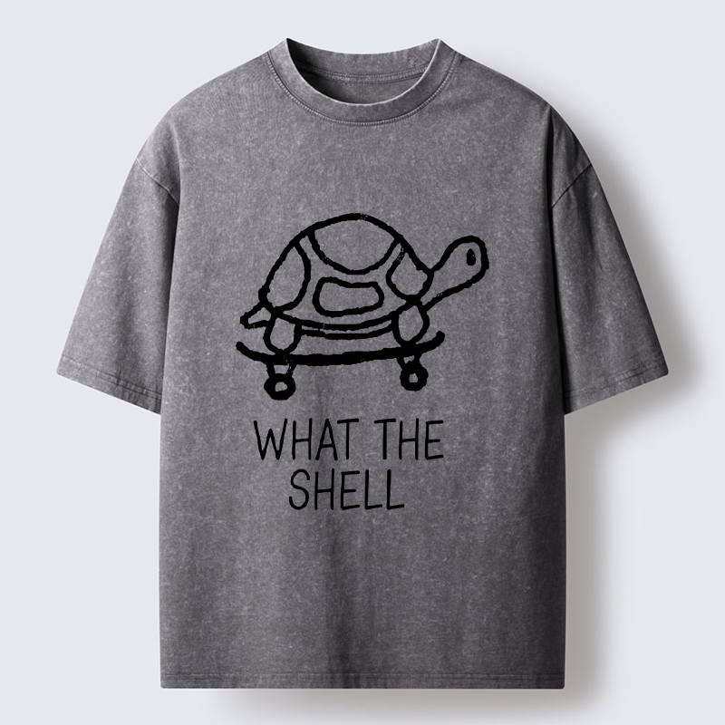 Funny Turtle Washed T-Shirt