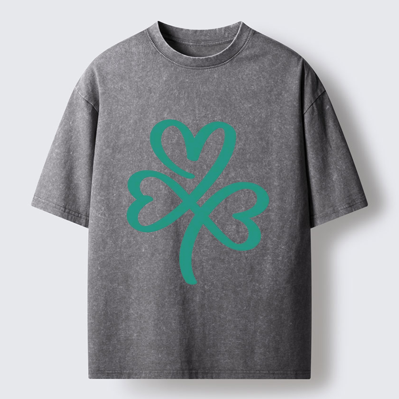  St. Patrick's Day Minimalist Washed T-Shirt