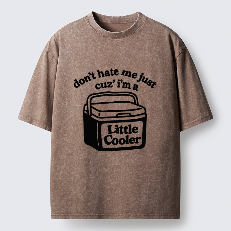  Little Cooler Funny Washed T-Shirt