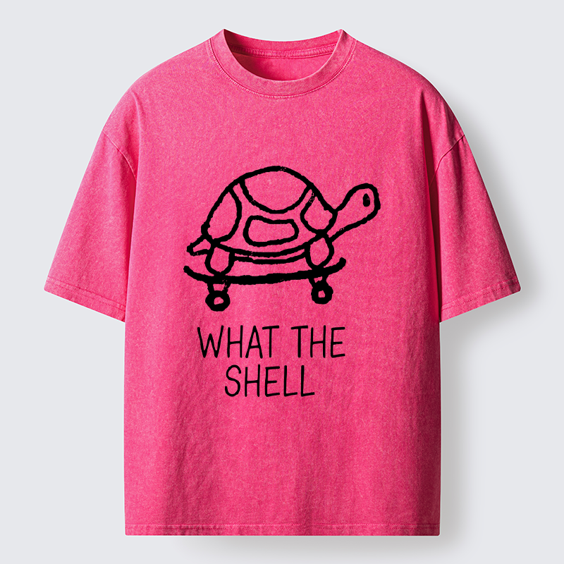  Funny Turtle Washed T-Shirt