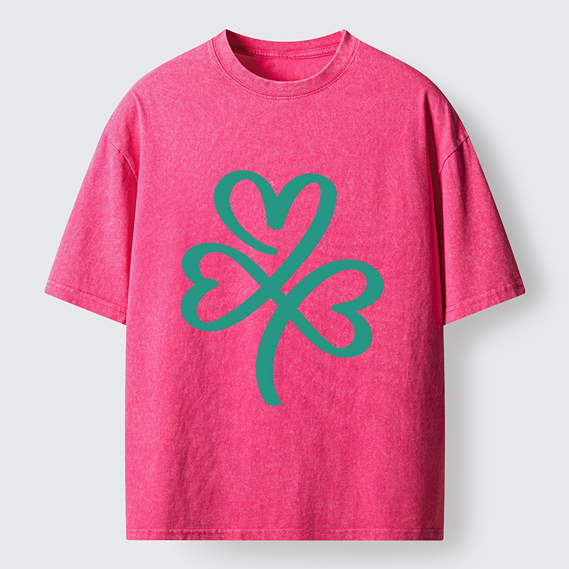  St. Patrick's Day Minimalist Washed T-Shirt