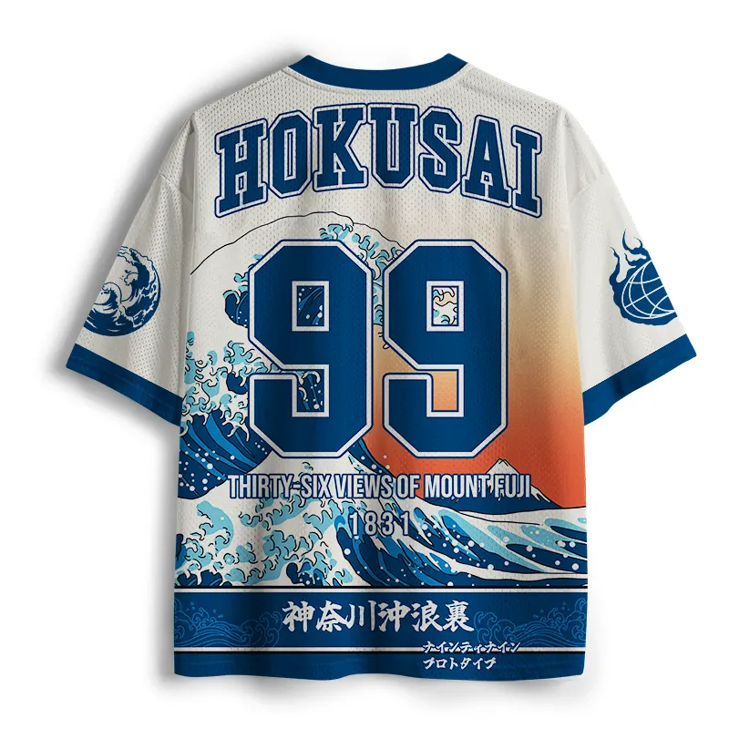  The Great Wave Japanese Art Mesh Jersey