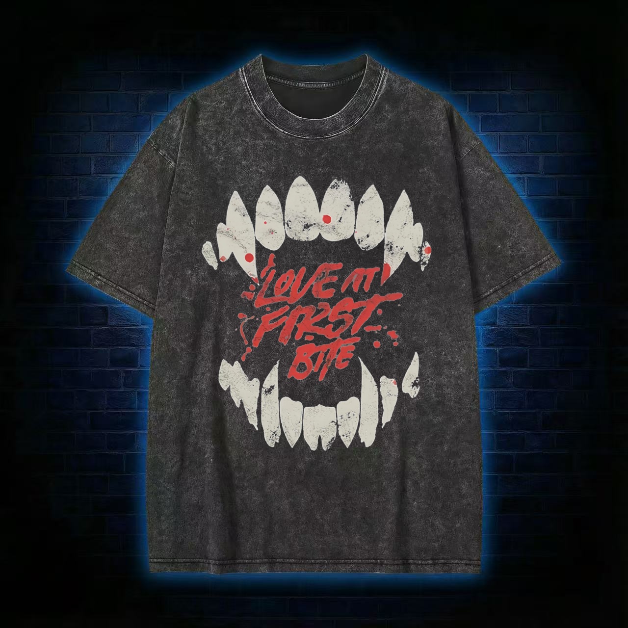 Love at First Bite Washed T-shirt