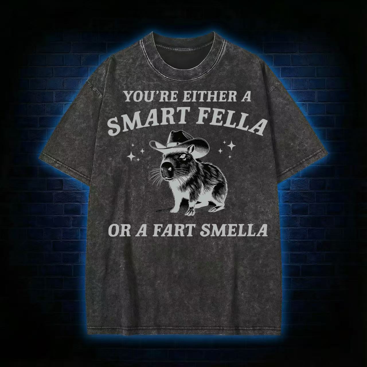 Smart Fella Or Fart Smella T-shirt