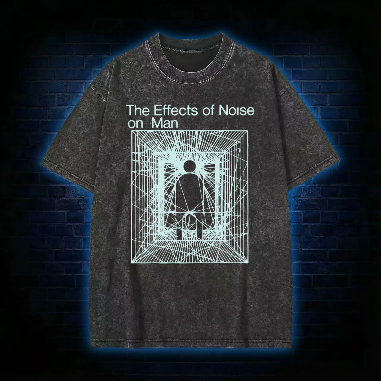 The Effects Of Noise On Men Washed T-shirt