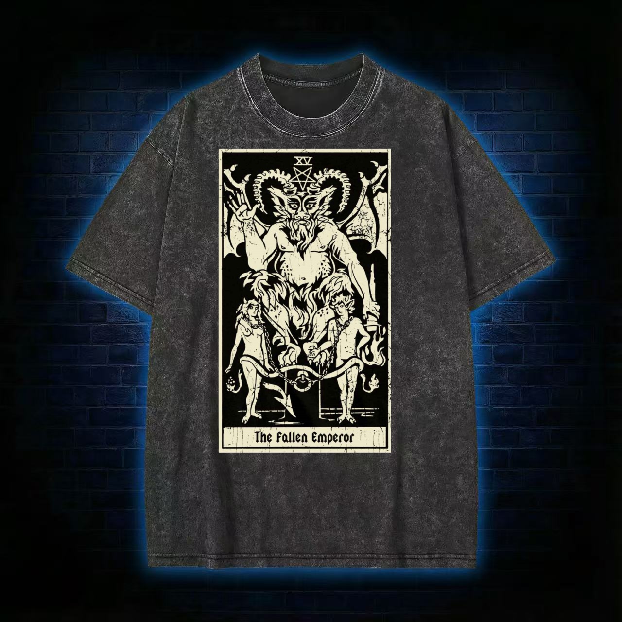The Fallen Emperor Washed T-shirt