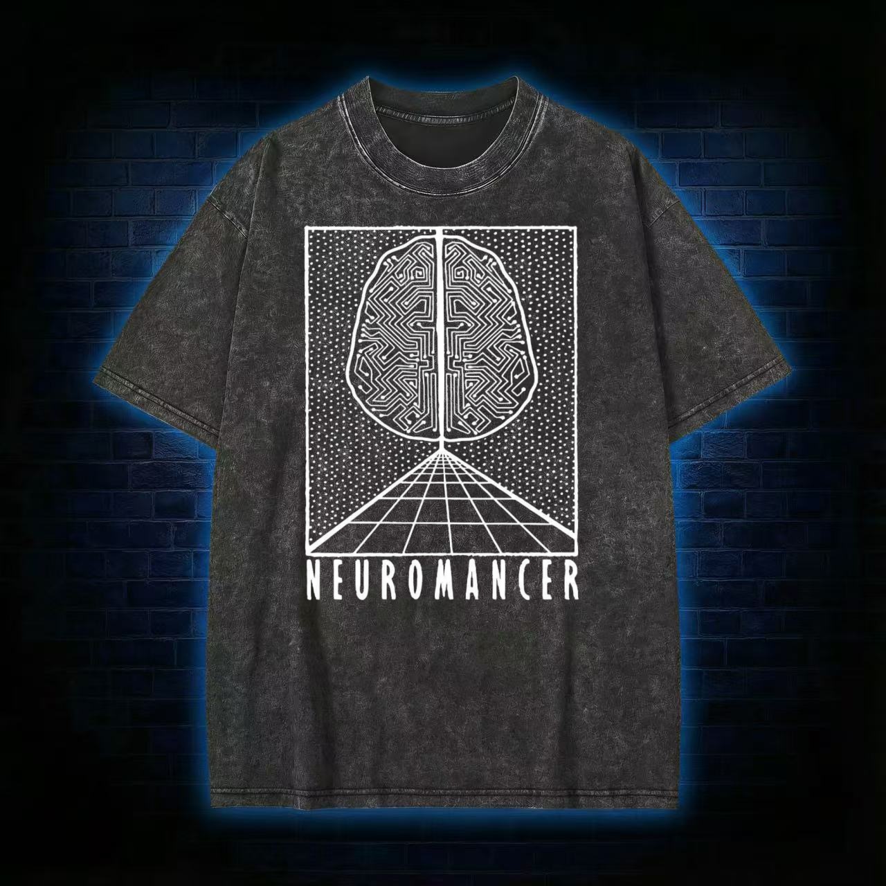 Neuromancer Washed T-shirt