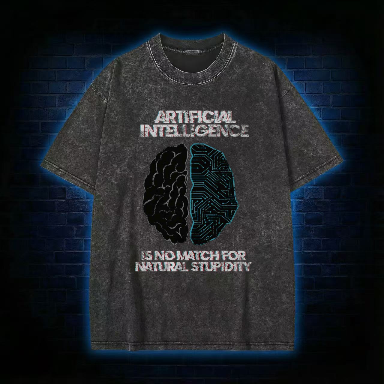 Artificial Intelligence Washed T-shirt