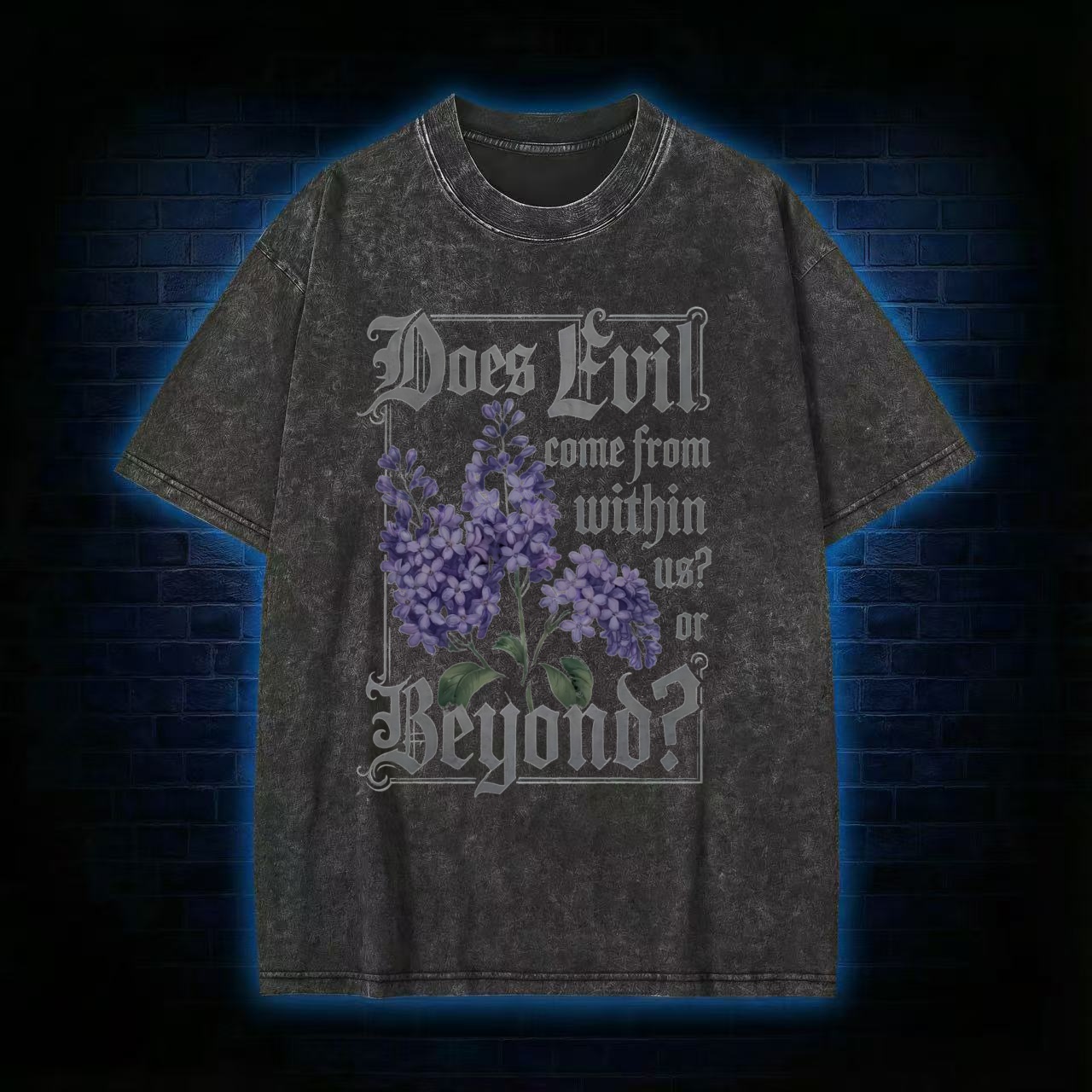 Does Evil Come From Within Washed T-shirt