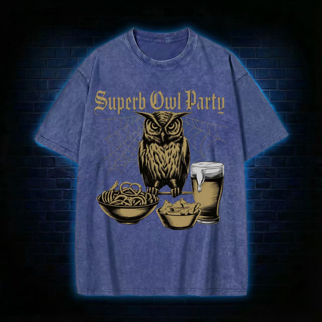 "Superb Owl Party" Game Day Humor T-shirt