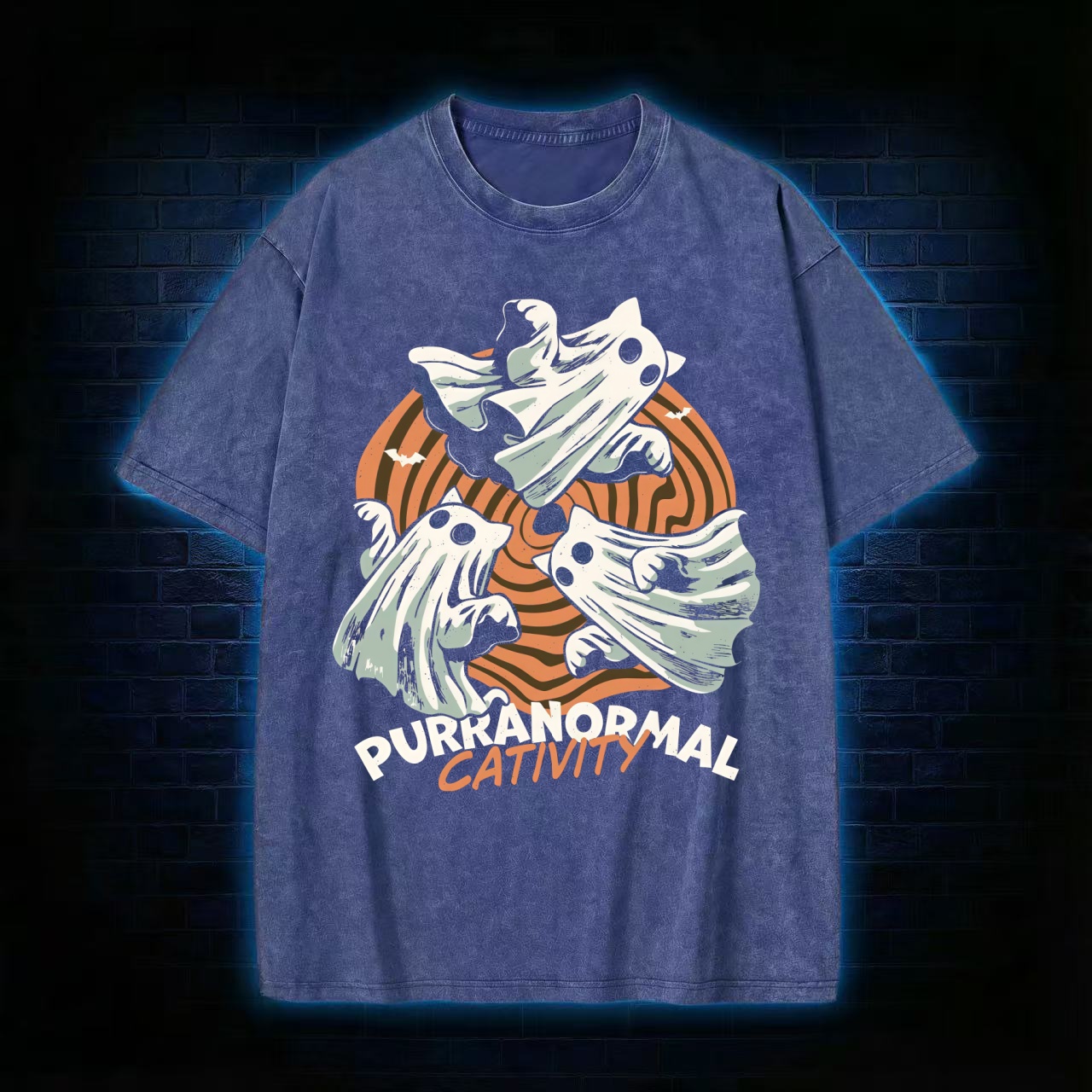 Ghost Hunting Washed T-shirt