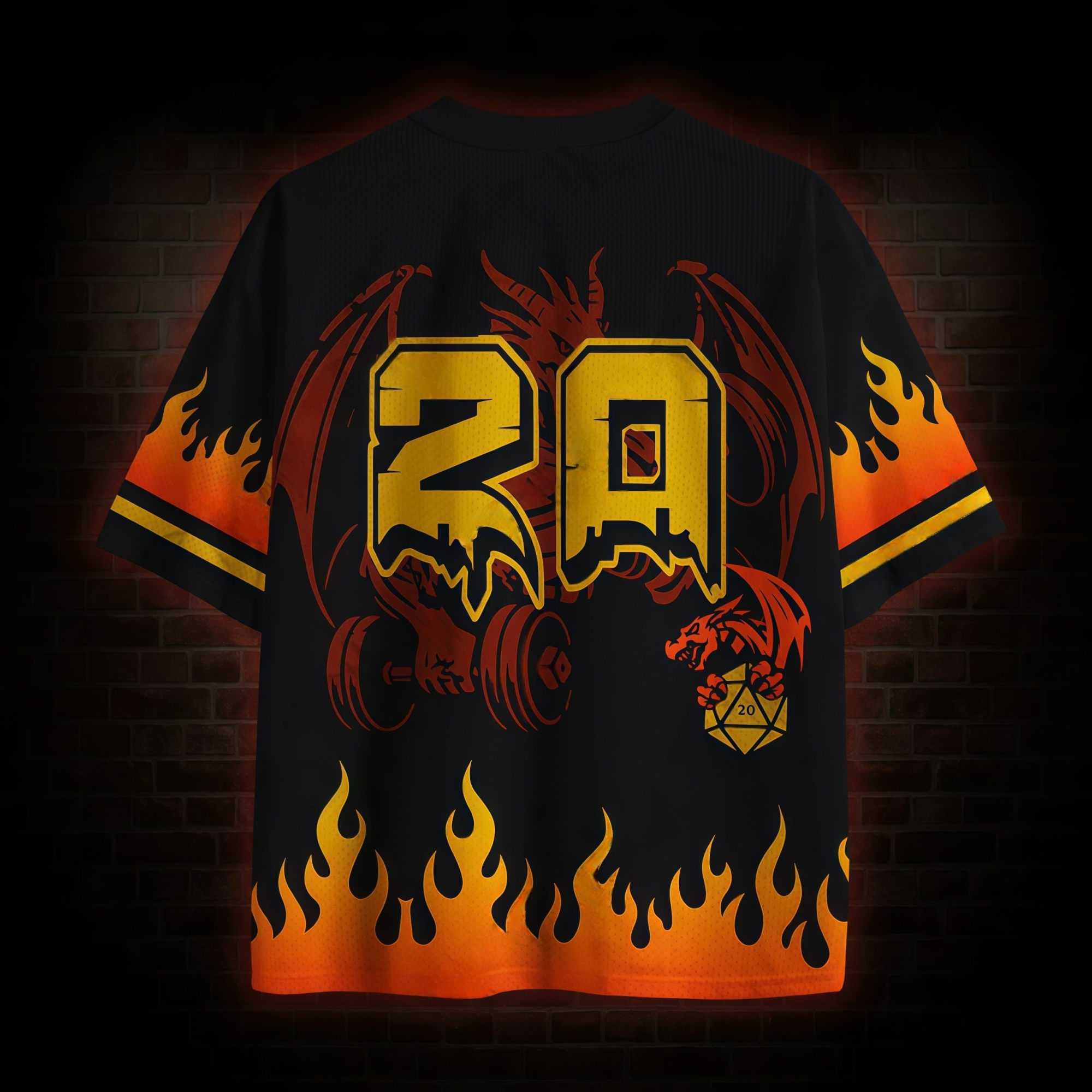 Dumbbells&Dragons Mesh Jersey