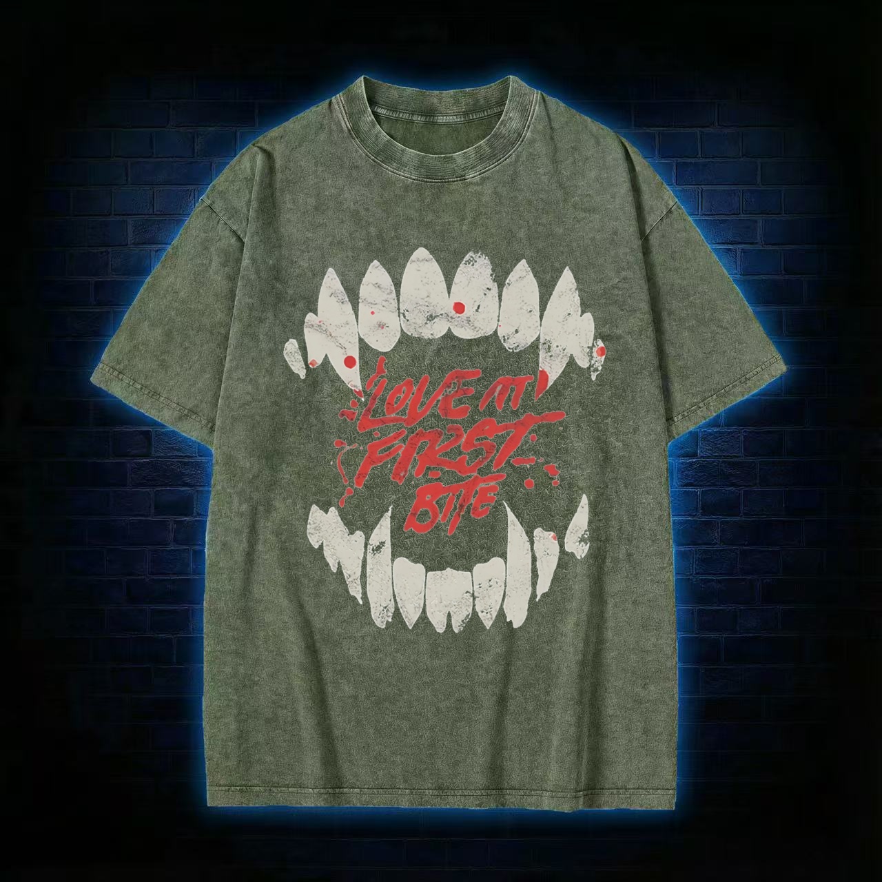 Love at First Bite Washed T-shirt