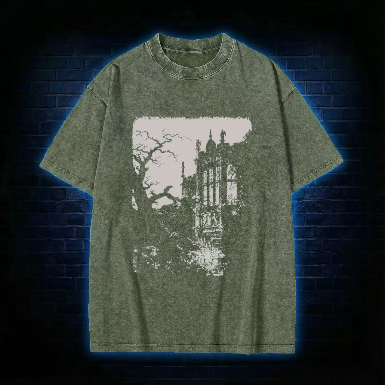 Ruins of the Church Washed T-shirt