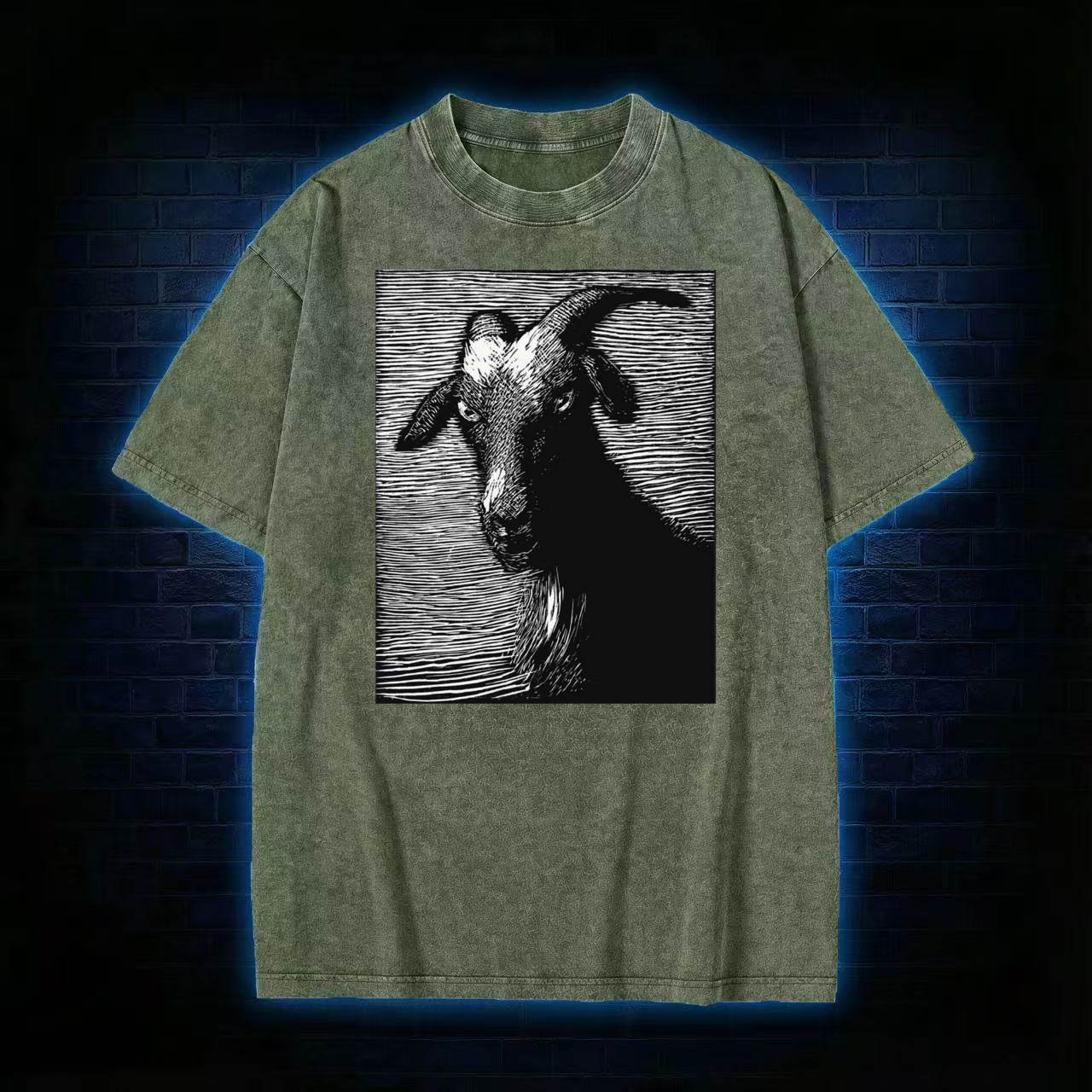 Satanic goat T-shirt