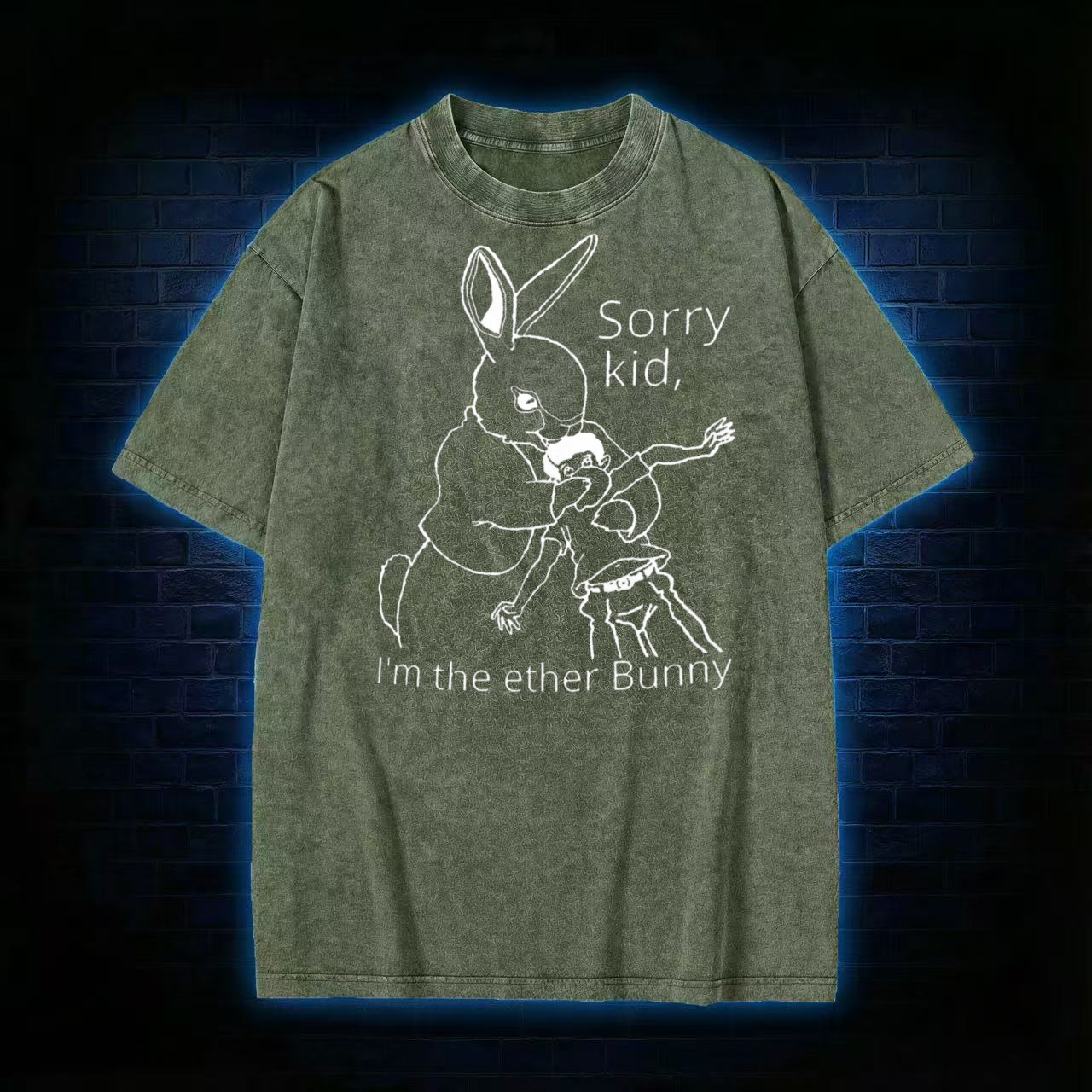 Sorry Kid I'm The Ether Bunny T-shirt