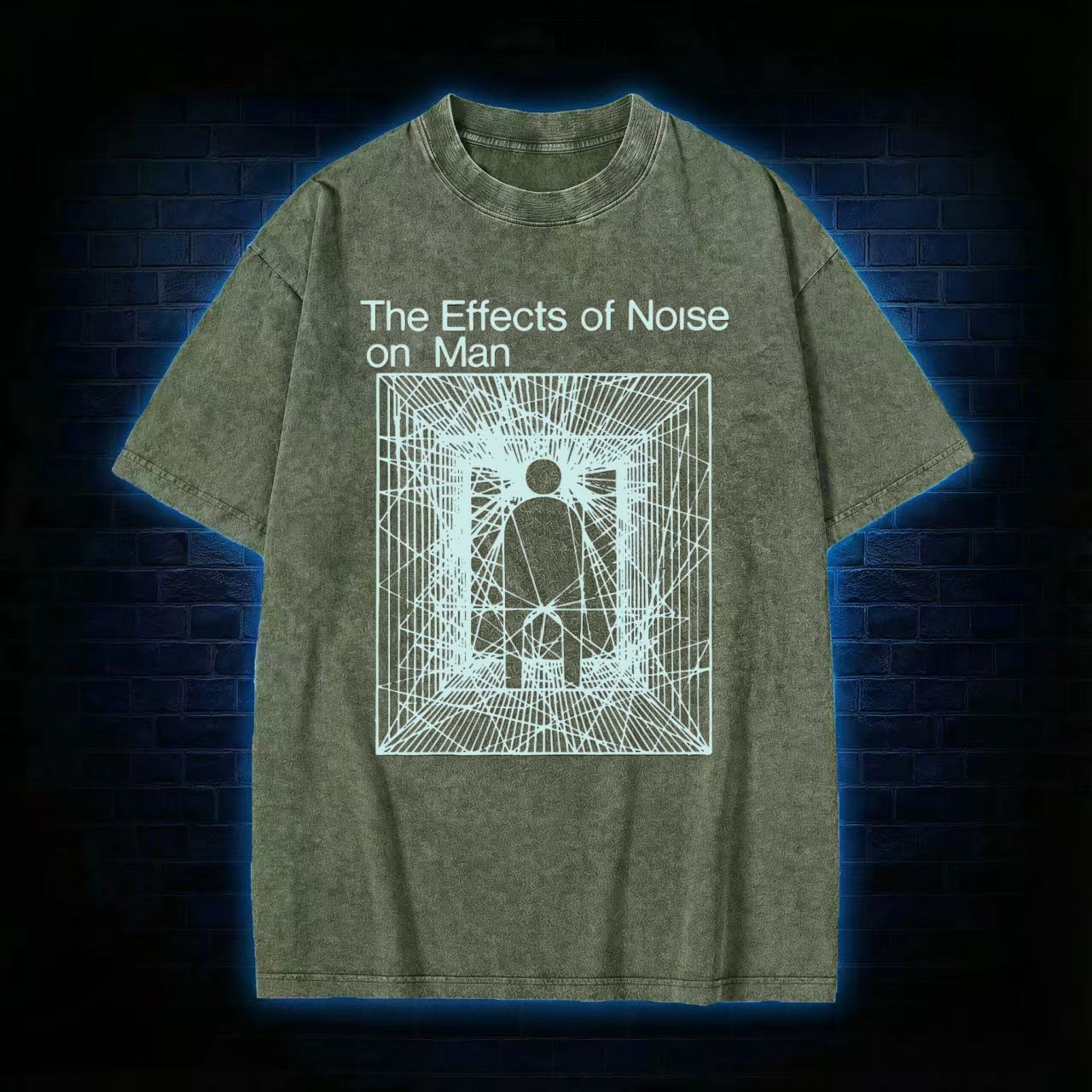 The Effects Of Noise On Men Washed T-shirt