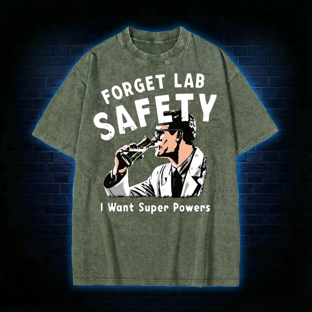 Forget Lab Safety Washed T-shirt
