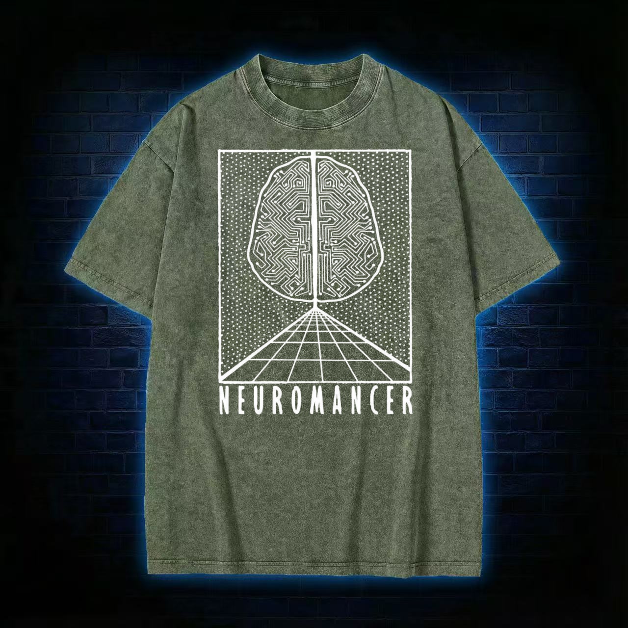 Neuromancer Washed T-shirt