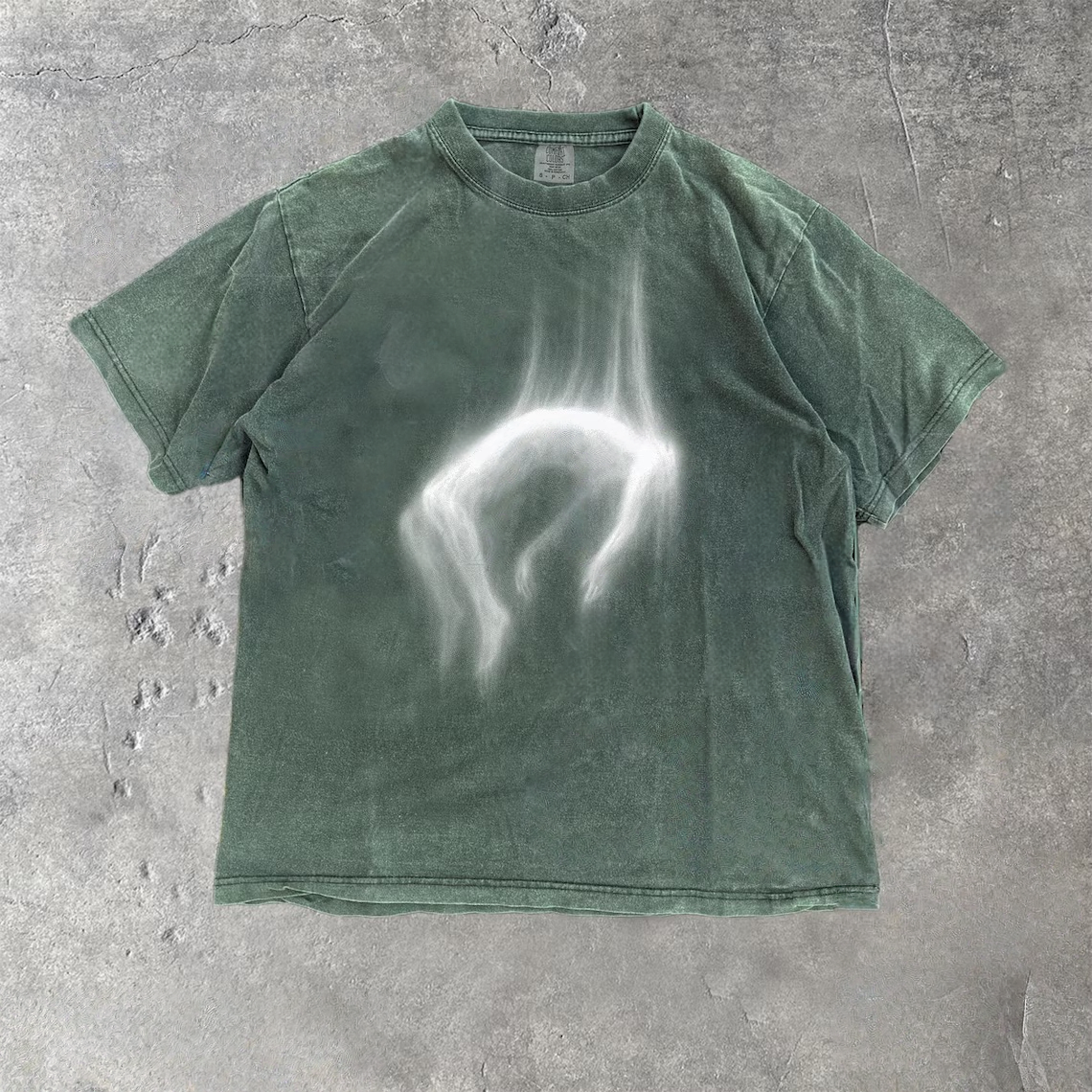 Ghost Falling Vintage Graphic Washed T-Shirt