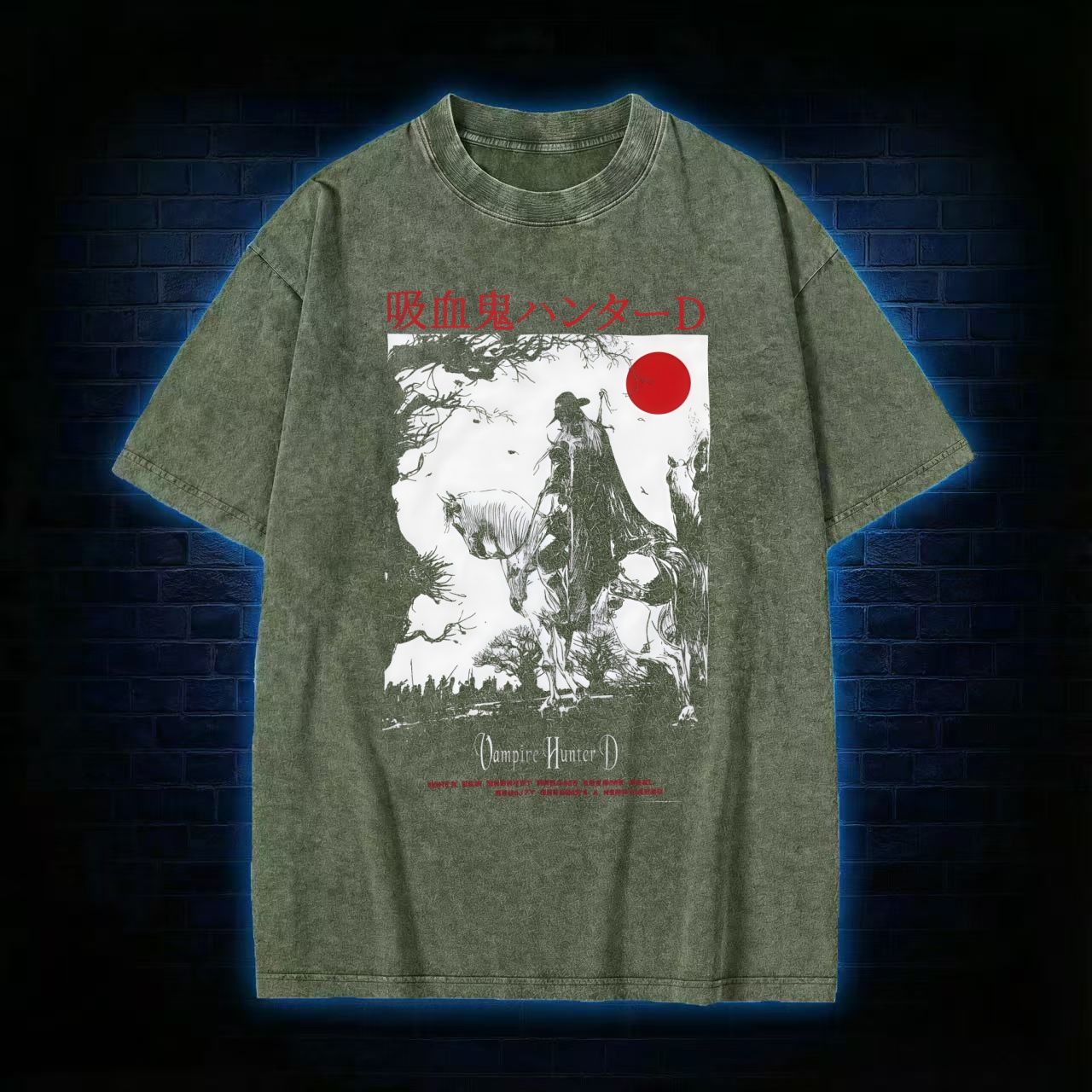Vampire Hunter Washed T-shirt