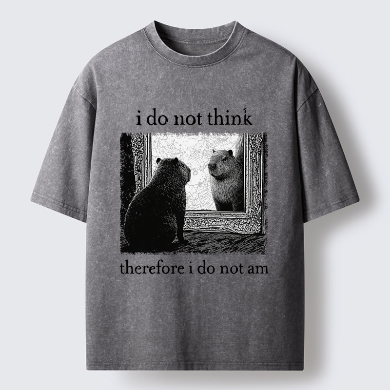  Capybara Paradox Washed T-Shirt