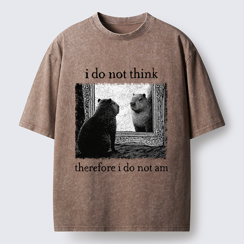 Capybara Paradox Washed T-Shirt