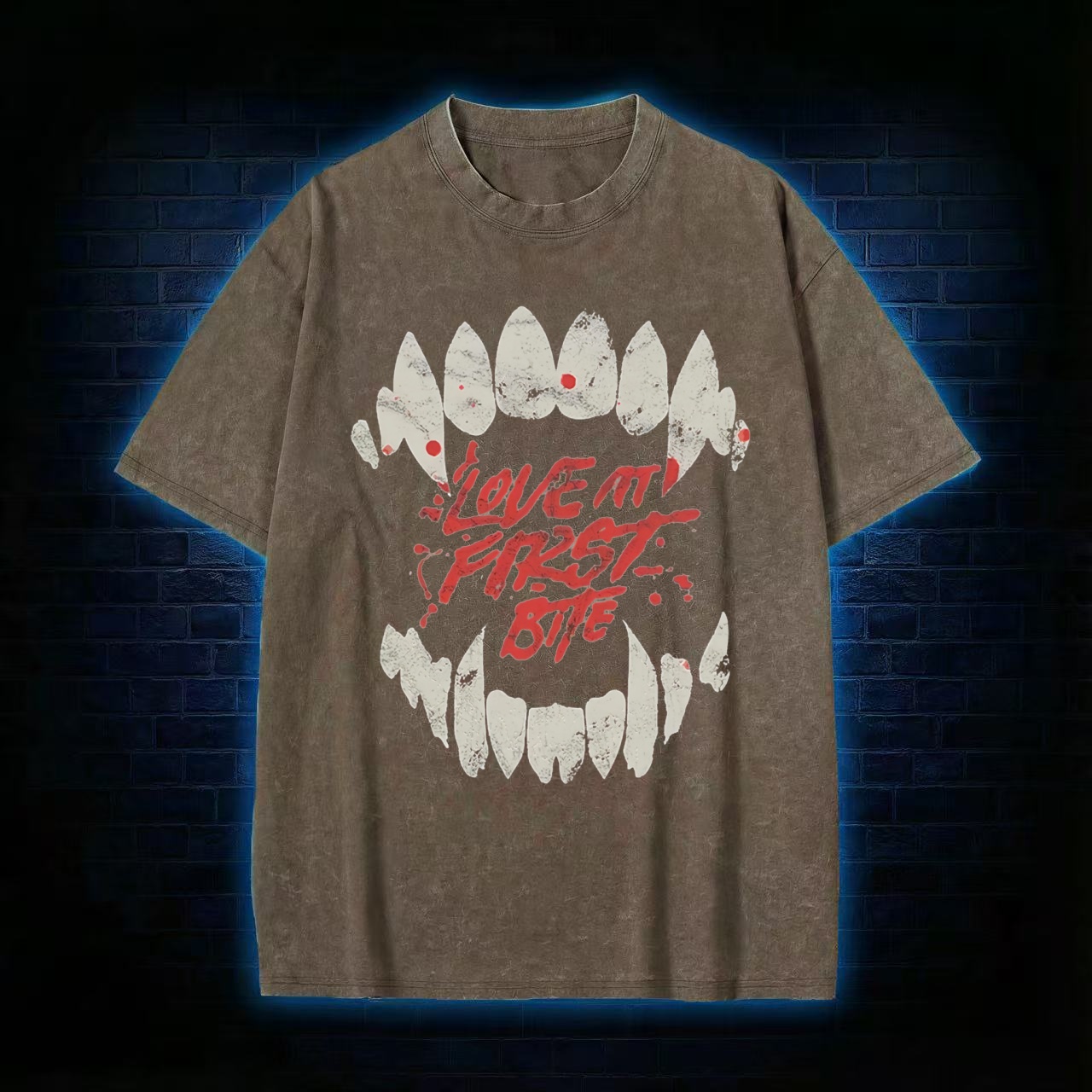 Love at First Bite Washed T-shirt