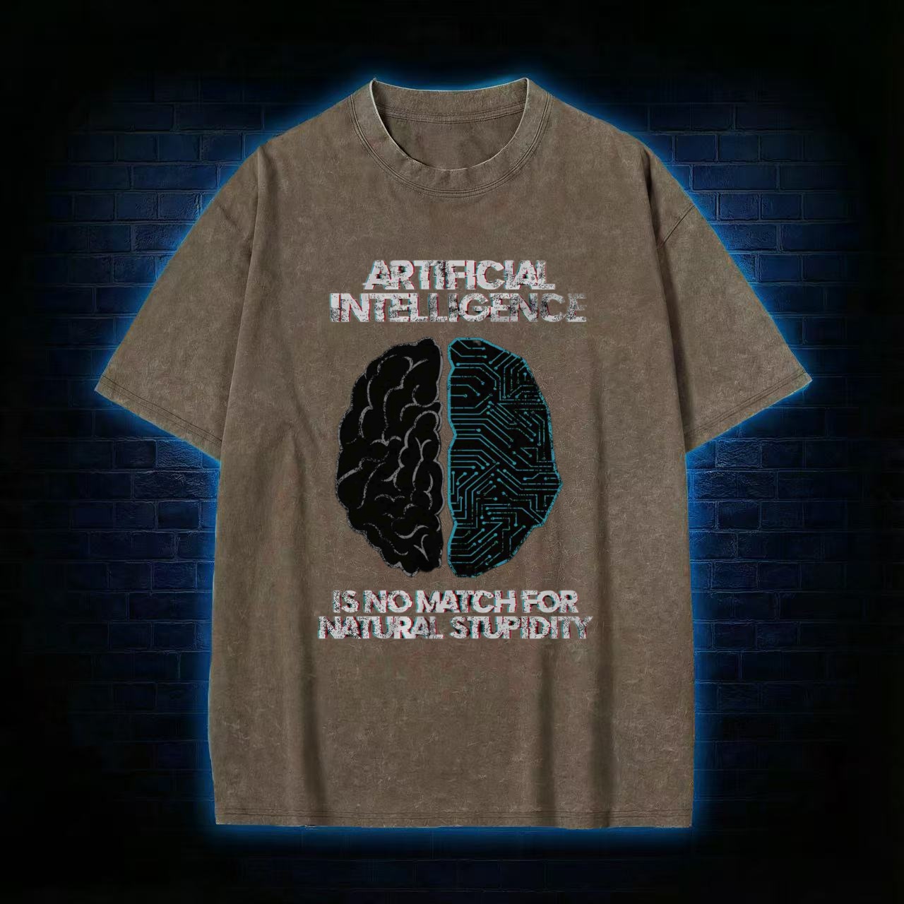 Artificial Intelligence Washed T-shirt