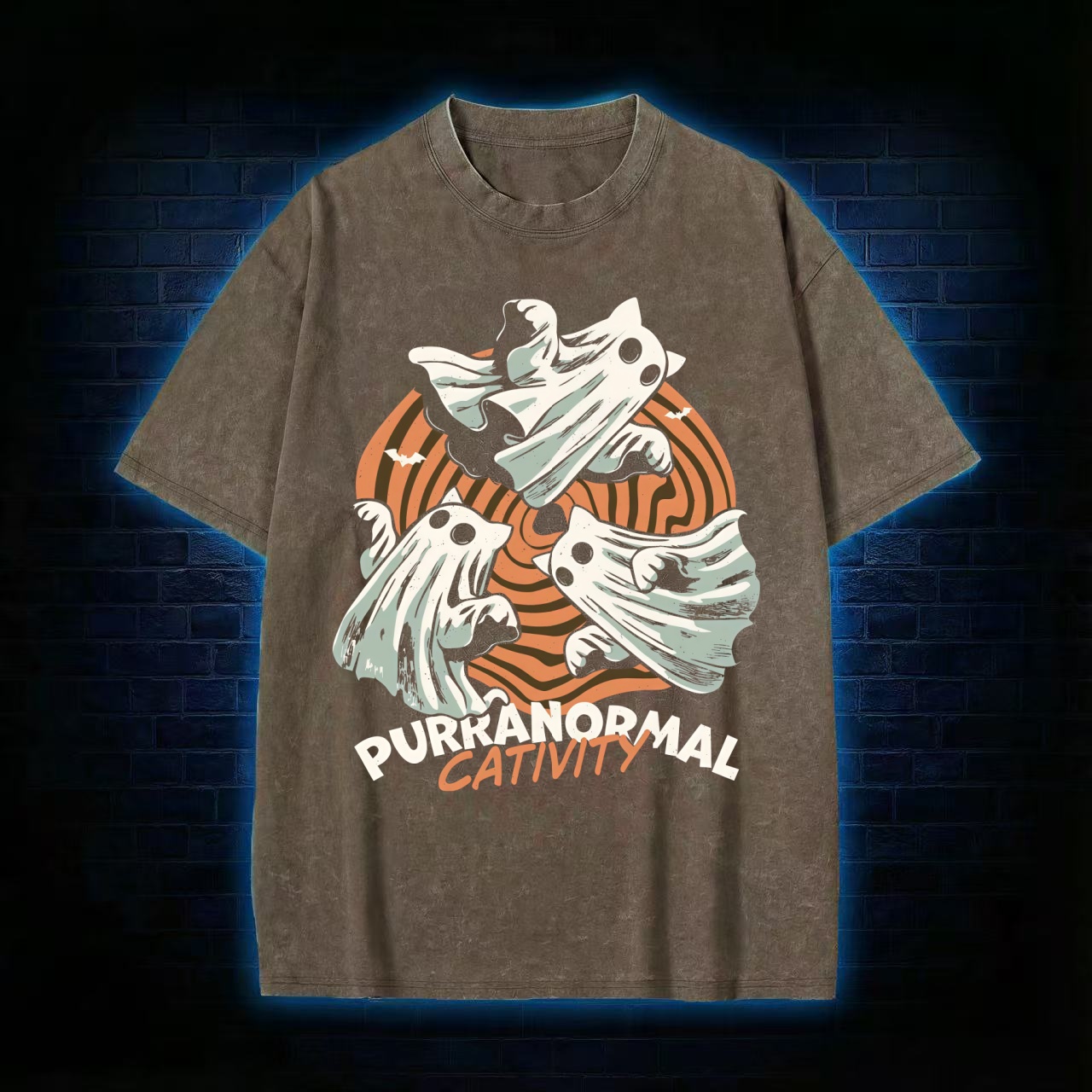 Ghost Hunting Washed T-shirt