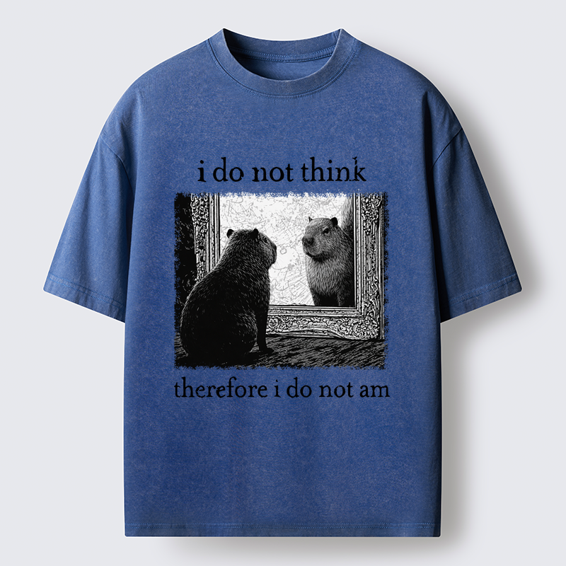  Capybara Paradox Washed T-Shirt