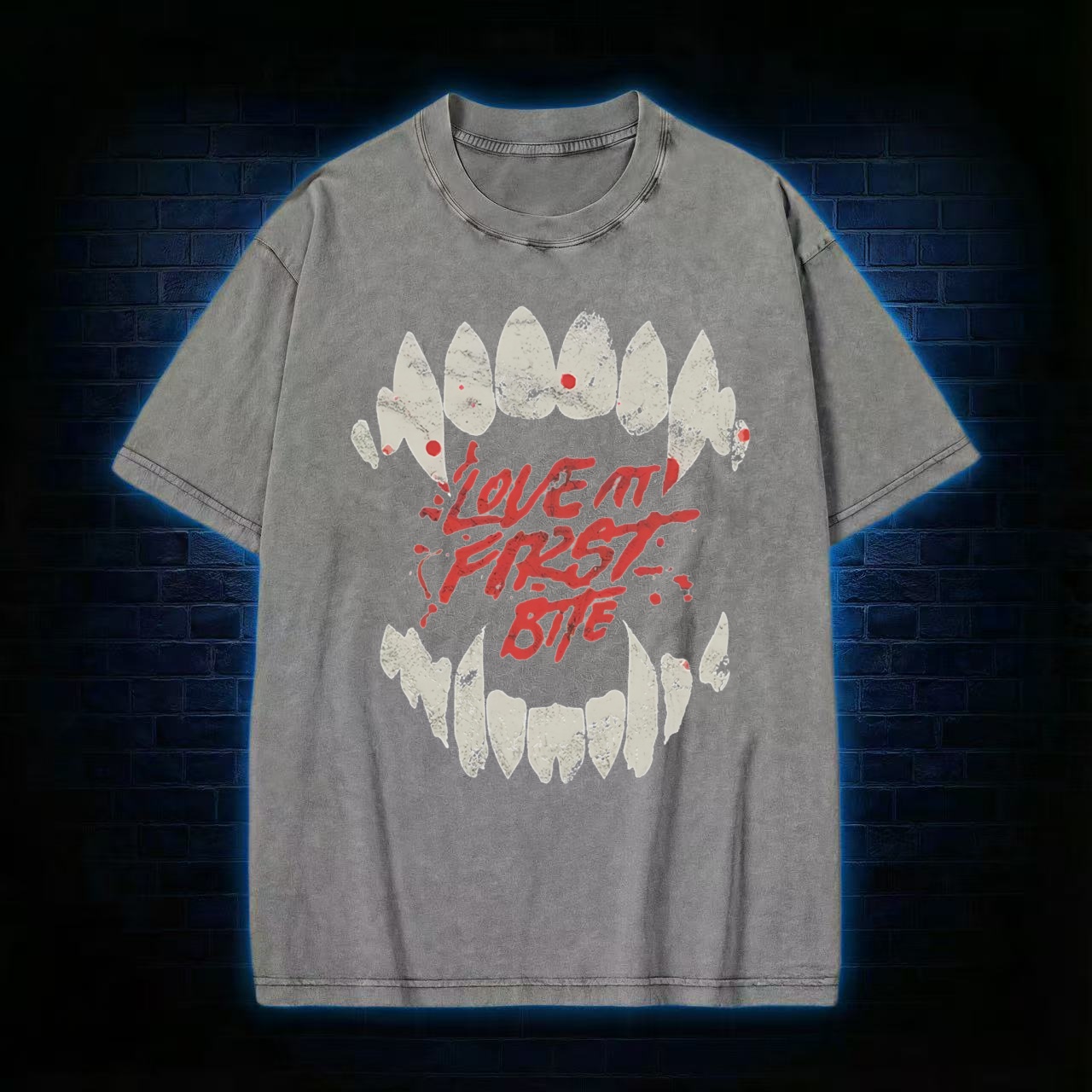 Love at First Bite Washed T-shirt