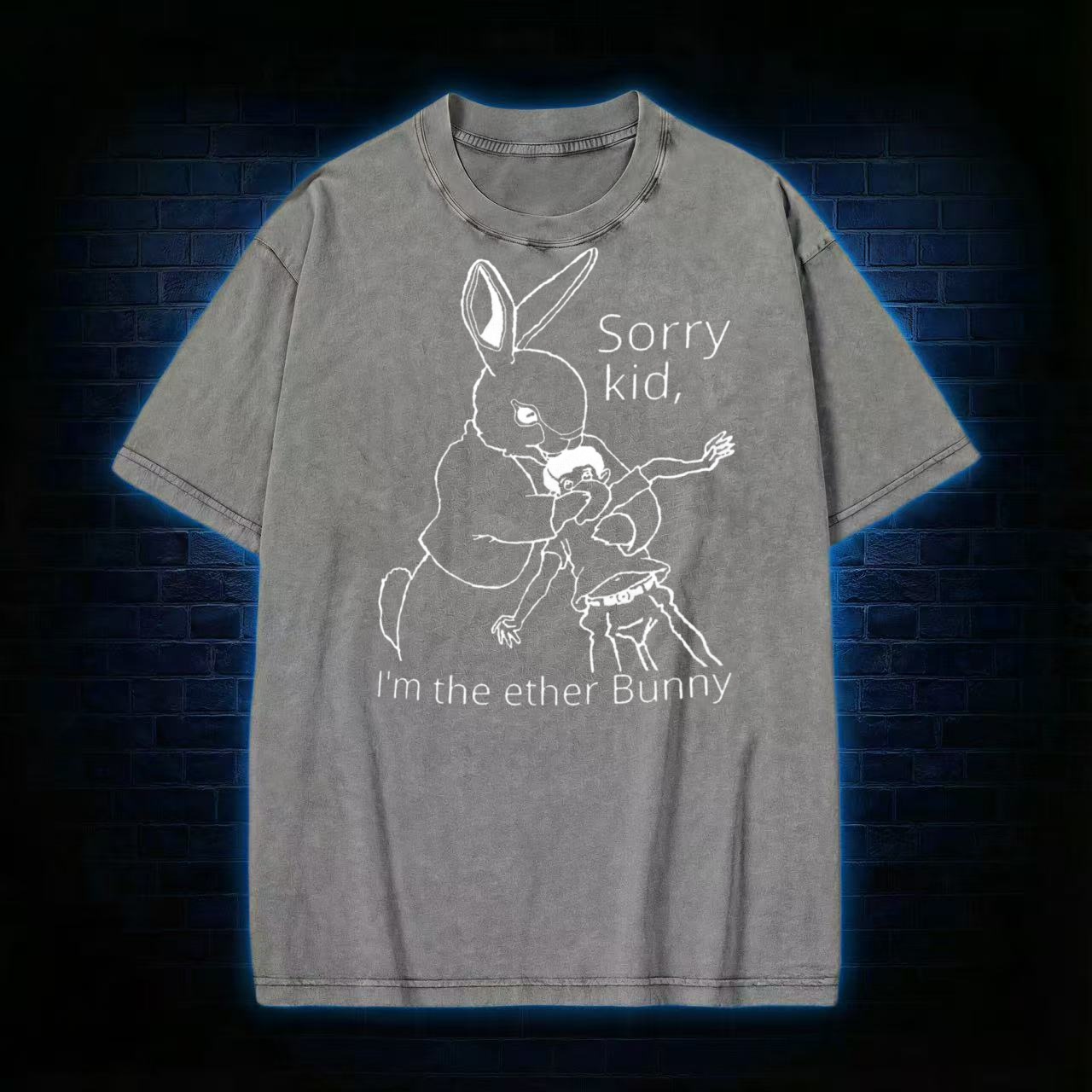 Sorry Kid I'm The Ether Bunny T-shirt