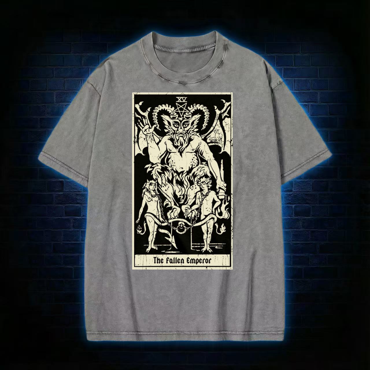 The Fallen Emperor Washed T-shirt