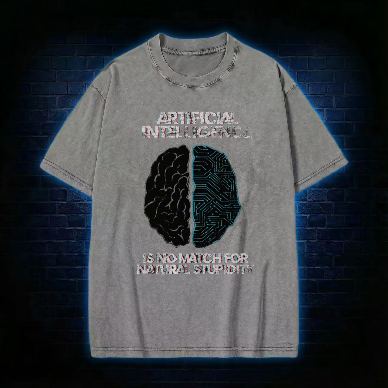 Artificial Intelligence Washed T-shirt